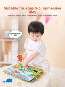 QU RAN | Quiet Tear-Resistant Cloth Book Educational Teething Toy for Babies