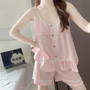 HANQIANNUO | Padded Sleepwear Set Cloud Cotton Sweet Style