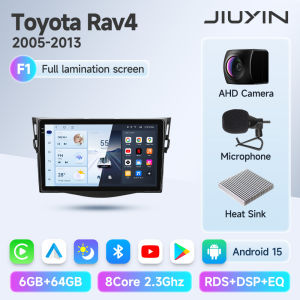 JIUYIN | JIUYIN Car Radio For Toyota RAV4 Rav 4 2005-2013 Android 15 Multimedia Player 2Din Carplay DSP Navigation GPS 4G WIFI stereo