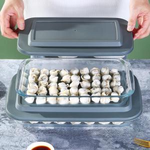 ZHENTAIYUAN | Borosilicate Glass Baking Tray With Lid Microwave And Oven Safe