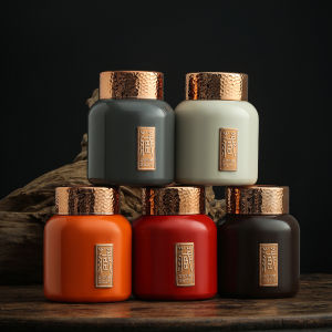 High-End Portable Stainless Steel Tea Leaf Canister for Green Tea And Black Tea Sealed Storage Cylinder Shape Tea Utensils