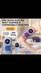 Smart EMS Micro-Electric Body Shaping Shaper 9 Modes 19 Levels Arm Calf Massager Belt Wireless Electric Muscle