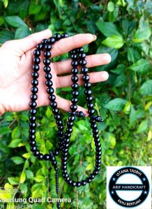 tasbih kayu galih kelor hitam 10 mm