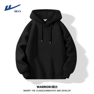 Warrior | Áo Hoodie Đen Mới Thu Đa Năng Dày Phong Cách Thường Ngày