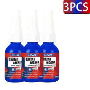 LOOLIFL | LOOLIFL Thread Locker Screw Adhesive Red High Strength & Blue Medium Strength Anaerobic Thread Sealant Prevent Loosening Bolt Fa