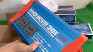 【60Hz】Solar Power Inverter Pure Sine Wave 1000W/1600W/2000W/2600W/3000W /5000W Converter DC12V / 24V to AC220V Electric Vehicle Car Home Appliance Travel Black New Power Inverter Adapter Premium Quality Aluminium Alloy Power Supply Automobile