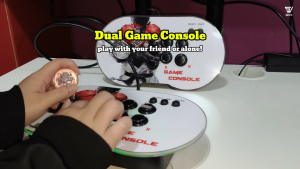 [SG]  M9 Dual Pandora Box | Clicky Blue Switch Buttons | Built-in 64GB 10000 Games PS1 Sega Arcade