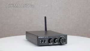 AIYIMA Audio A07 PRO 300Wx2 TPA3255 Bluetooth Power Amplifier 2.0 Stereo Speaker Amplifier HiFi Amplificador APTX Home Audio Amp