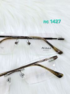 กรอบแว่นตา nikon nc1427 เจาะกรอบ ขาไม่สปริง