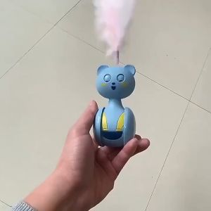 【FREE SHIPPING】Cat Tumbler Swing Toys Pet Funny Feather Catch Ball Funny Interactive Toy Cat Self Healing Playable Toy Kucing