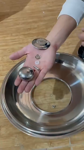 SET 5 Tay Cầm Gắn Nắp Nồi Thay Thế Inox Không Gỉ - Núm Cầm Nắp Nồi Xoong Chảo Chịu Nhiệt Chống Nóng / Núm Cầm Vung Nồi Inox Cao Cấp