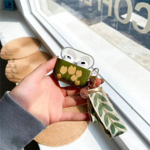 Artistic Tulip Bluetooth Earphone Case Compatible with AirPods 1/2/3 pro Huawei FreeBuds 5i/4i/4e Womens Style Soft Silicone Shell