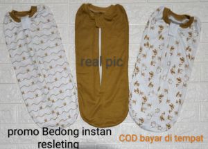 bedong instan resleting 3 pcs/ bedong praktis seri kunyit