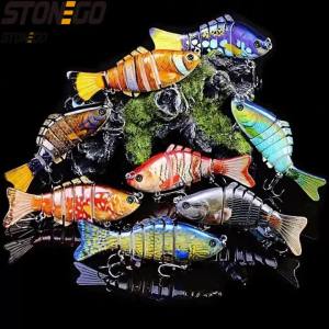 10cm 15 5g 6 Segment Multi Jointed Swimbait Fishing Lure Lifelike Wobble Crankbait Fish Lure Tackle Soft Bait for Fishing
