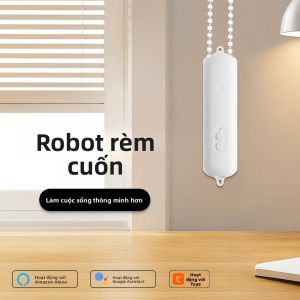Robot Rèm Cuốn Có Thể Sạc Lại Dụng Cụ Mở Cửa Cuốn Tự Động Có Động Cơ Với Alexa Google Assistant Hỗ Trợ Điều Khiển Bằng Giọng Nói Siri