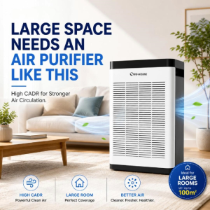 ONE HOME Air Purifier Negative Ion UV Air Purifier HEPA Filter Pet Care PM2.5 Filter Home Appliance