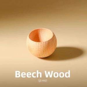 YIZHIBING | Essential Oil Diffuser for Car Office Home Bedroom Wooden Round Egg