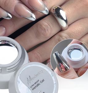 สีเจลเมทัลลิค Metallic เนื้อแน่น เข้มข้น สีเพ้นท์เจลเมทัลลิค