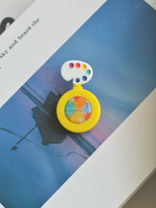 New Expandable Artistic Bookmark Creative Stationery Practical Supplies for Art Students Hand-drawn Palette Design