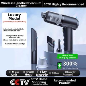 Aszune | Car Home Use Large Suction Wireless Handheld Small Vacuum Cleaner