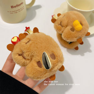 กิ๊บติดผมสัตว์น้ำหนูน่ารัก ขนนุ่ม สไตล์เกาหลี กิ๊บติดผมแบบครึ่งหัว ทรงหางฉลาม ด้านซ้ายและด้านขวา อุปกรณ์ตกแต่งผม