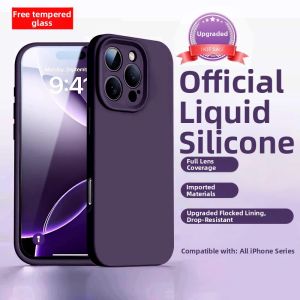 Sup&LV | Liquid Silicone Case for iPhone 17 Pro Max Anti-Shock Pure Color & Magnetic Design