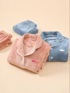 batubatu | Kids Warm Fleece Lined Sleepwear Autumn Winter