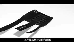 4KG One Pair Weight Straps For Leg Adjustable Loading Weighted Leg Strap with 6 Steel Plates for Women Men Fitness Walking Jogging Exercise Gym