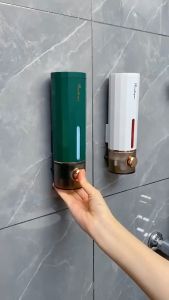 [KATEIYOU] Hộp Đựng Nước Rửa Tay Xà Phòng Dầu Gội Xả Sang Trọng Vệ Sinh Tiện Dụng Dán Tường