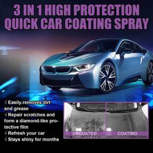 RAYHONG 3 IN 1 HIGH COATING SPRAY Spray Pengilat kereta membersih mengilat melindungi cat kereta