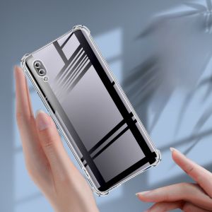 LuBang Anti-Fingerprint Silicone Phone Case for VIVO Y93 Y93S V1818A Ultra-Thin Soft Edge Full-Coverage Protective Cover with Thickened Corners