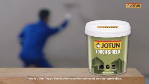 Sơn nước Noại Thất Jotun Tough Shield 5lít ..// cho tường luôn sạch và ngăn ngừa rong rêu & nấm mốc phát triển.