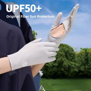 Miiow | Womens Sun Protection Gloves Original Silk Ice Fabric Driving Cycling Commuting Touch Screen Compatible Summer Outdoor