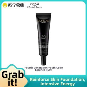 LOreal Youth Code Black Essence Base Liquid Tightening Anti-Aging Wrinkle Repair Lightening Serum Facial Essence