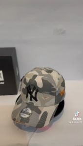 Topi New York Camo Loreng Army Rippet Sobek Trebaru Pria Wanita Topi Camouflage