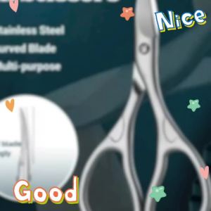1 Kéo Cắt Móng Tay Bằng Thép Không Gỉ Lưỡi Dao Lõm Cong Bền Bỉ Để Cắt Tỉa Móng Chân - Kéo Cắt Móng Tay Dành Cho Người Lớn & S-Curve