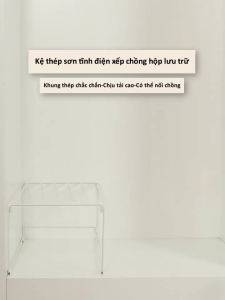 Kệ thép 5.0mm cao cấp lưu trữ phân lớp tủ quần áo hộp đựng quần áo 26L gọn gàng dễ lấy KT01
