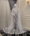Sutrisno kebaya - Kebaya Akad Nikah Ekor Baju Pengantin Akad Full Payet Kebaya Akad Putih. 