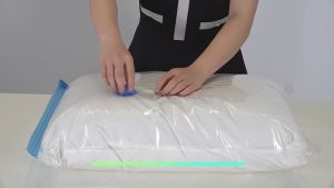 【Ready Stock】4PCS Vacuum Bags Resealable Vacuum Travel Compressed Tridimensional Pumping Quilt Clothes Storage Organizer Bag Pouch 60×80cm 80×120cm Free shipping sale