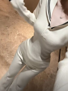 CHANGTONG | French Style Elegant Sailor Collar Sweater