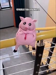 Pink Pig Squeeze Toys Cute Stress Relief Squishy Toys Funny Pink Pig Relaxing Pinch Vent Kids Adults Toy