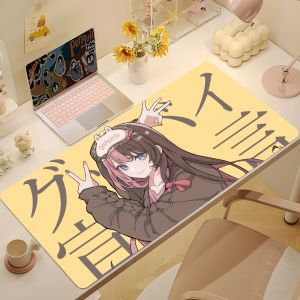 Virtual Singer H-Hinano Tachibana Mouse Pad Non-slip Thickened MousePad Student Gaming Cushion Large Writing Lockedge Office