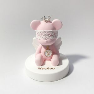 Angel Violent Bear Car Perfume Fragrance Ornament Car Center Console Decoration Air Outlet Clip Fragrant Stone Fragrance Female