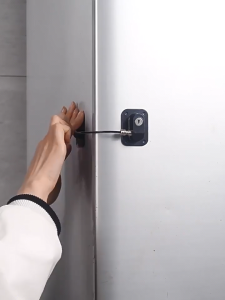 Khóa mã hóa cửa tủ lạnh Không khoan Khóa an toàn cho bé tay chống kẹp Cửa sổ bảo vệ trẻ em có thể điều chỉnh di động Khóa mật khẩu kỹ thuật số cho gia đình