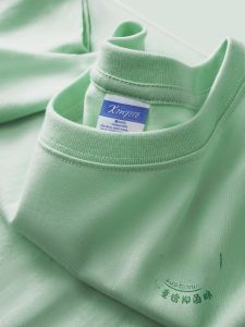 เฮฟวี่เวท Pure ผ้าฝ้าย เสื้อยืดพิมพ์โลโก้ที่กําหนดเอง ฤดูร้อน แขนสั้นสด ผู้หญิง Party Group Class ชุดวัฒนธรรมเสื้อ