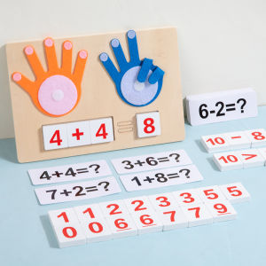 การเรียนรู้คณิตศาสตร์แบบมอนเตสซอรี่ สนุกสนาน เสริมสร้างพัฒนาการเด็กปฐมวัย ของเล่นฝึกนับเลขด้วยนิ้วมือ ฝึกการเรียนรู้ด้านตัวเลขสำหรับเด็กเล็ก