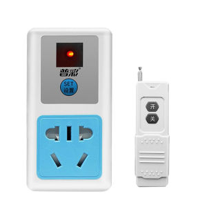 PUUCAI Remote Control Switch Socket 220V Nail Lamp for Domestic Use Water Pump Motor Remote Control Wireless High Power Power Supply
