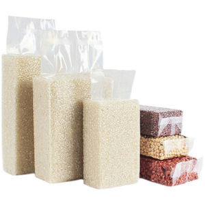 ถุงซีล/ถุงจีบแพ็คข้าวสาร ถูกสูญญากาศและถูกถูกจีบ ถูกสำหรับจีบข้าง สำหรับแพ็คข้าวสาร 100 บริการ