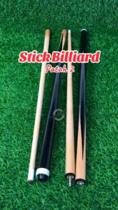 Stik Billiard Cue Billiard Amerika Stik Stick Billiard 12mm Untuk Sembilan Bola Kayu Putih Stick Billiard Sambung 2 Murah Tip 12mm/145CM