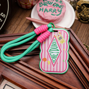 Harry Potter Hagrid Cake Protection Card Holder Hogwarts College Access Control Card ID Card Holder Keychain Cartoon Anime